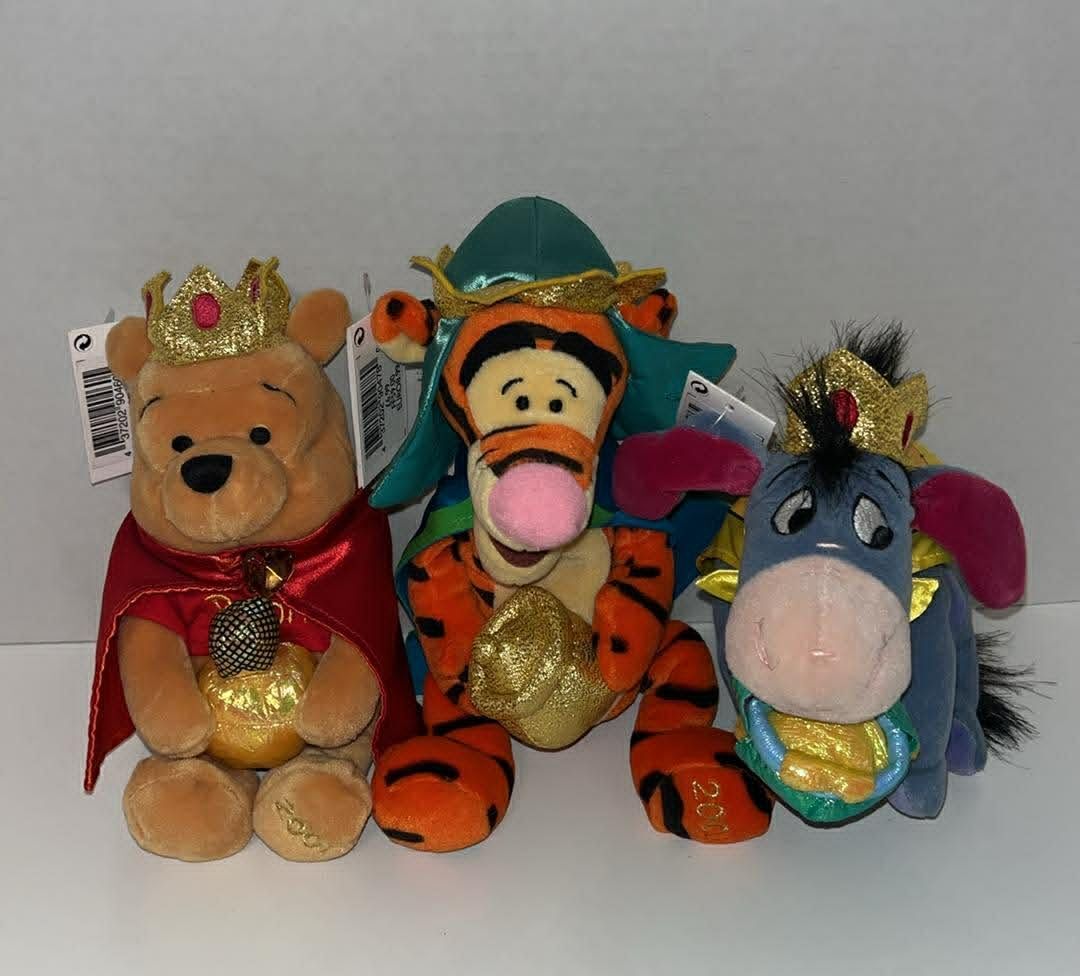 Three Kings Winnie The Pooh Set Disney Plush