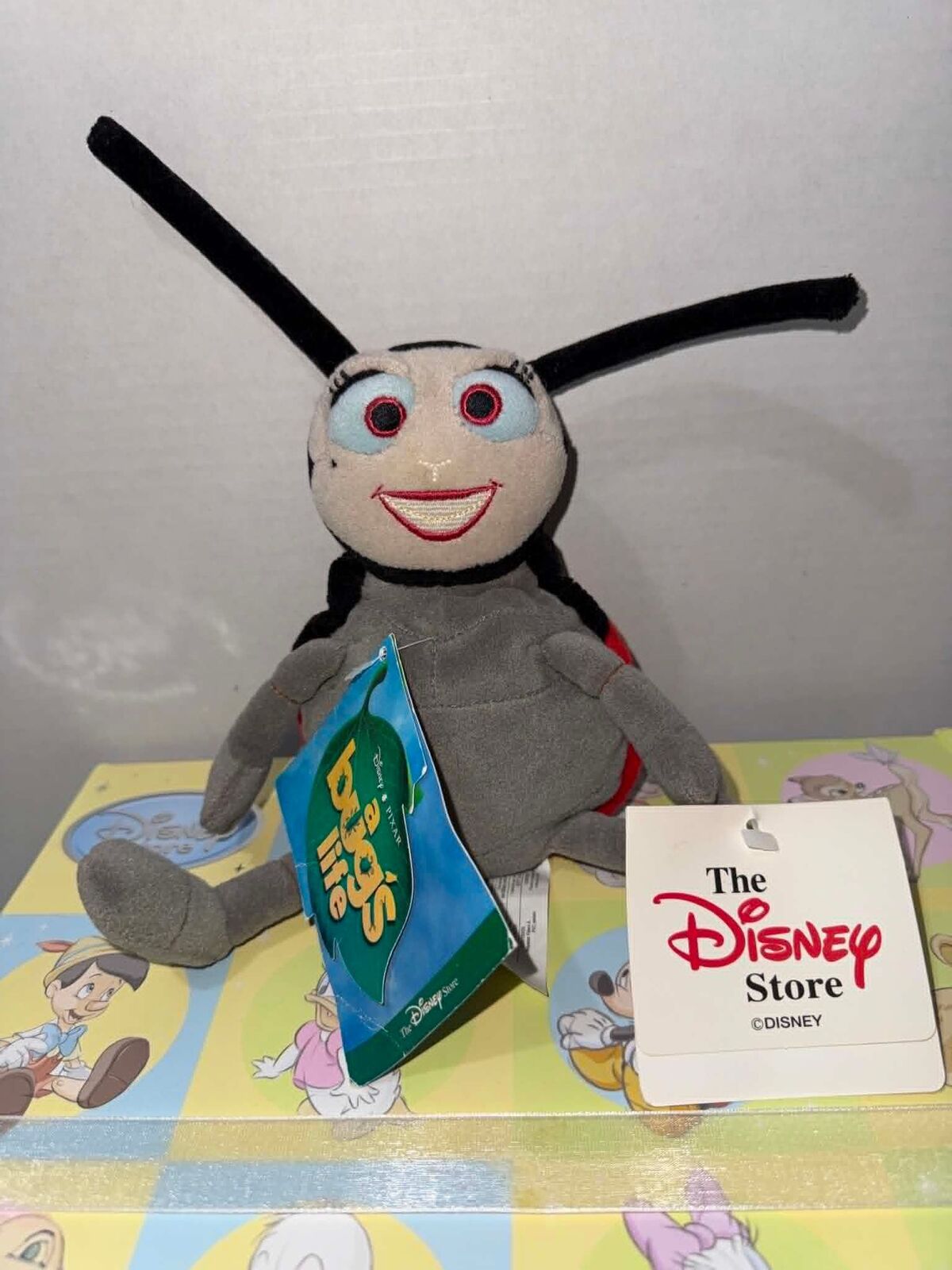 Francis Bugs Life Disney Store Beanie Soft Toy
