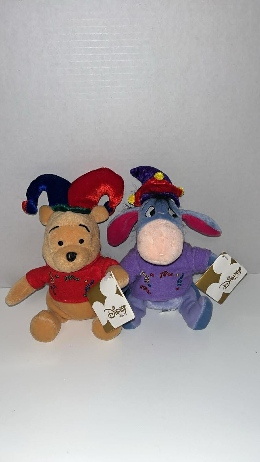 Eeyore And Pooh Jester Winnie The Pooh Set Plush