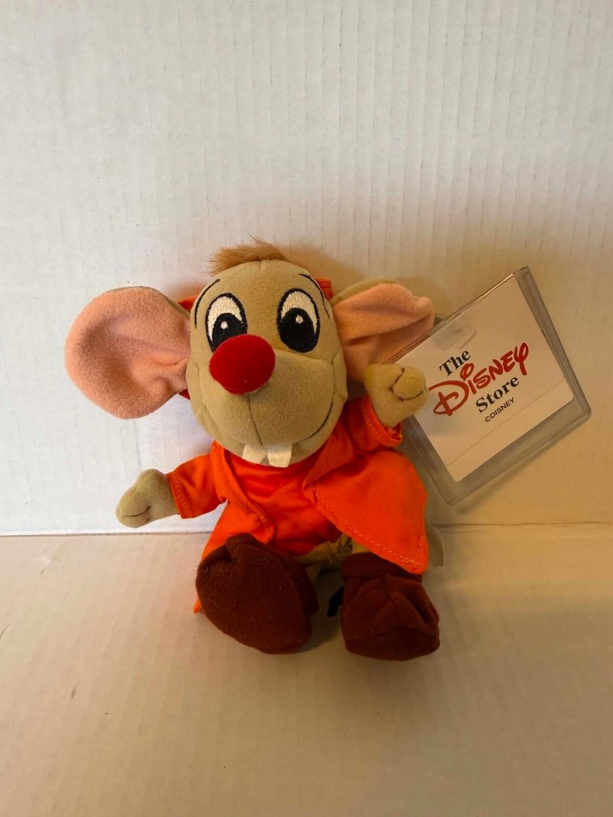 Jaq Cinderella Disney Store Beanie Soft Toy