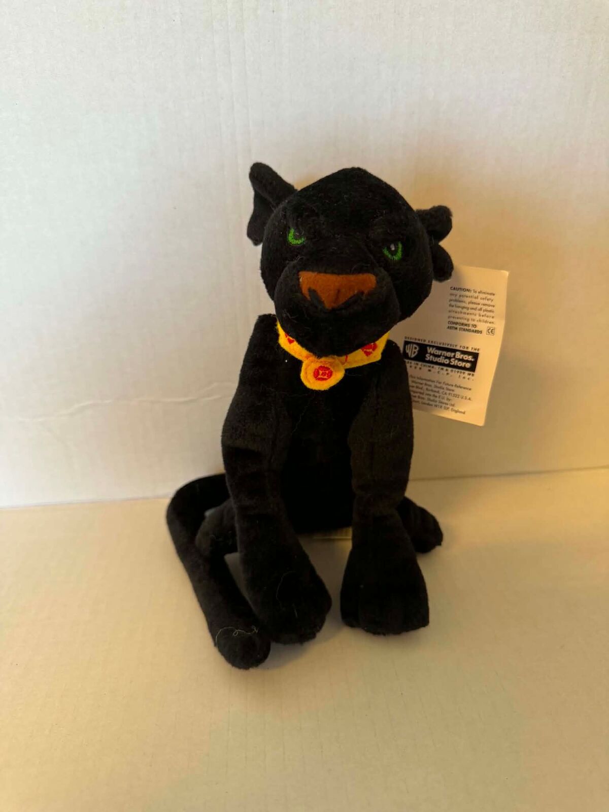 Rama the Black Panther 1998 Warner Bros Soft Toy