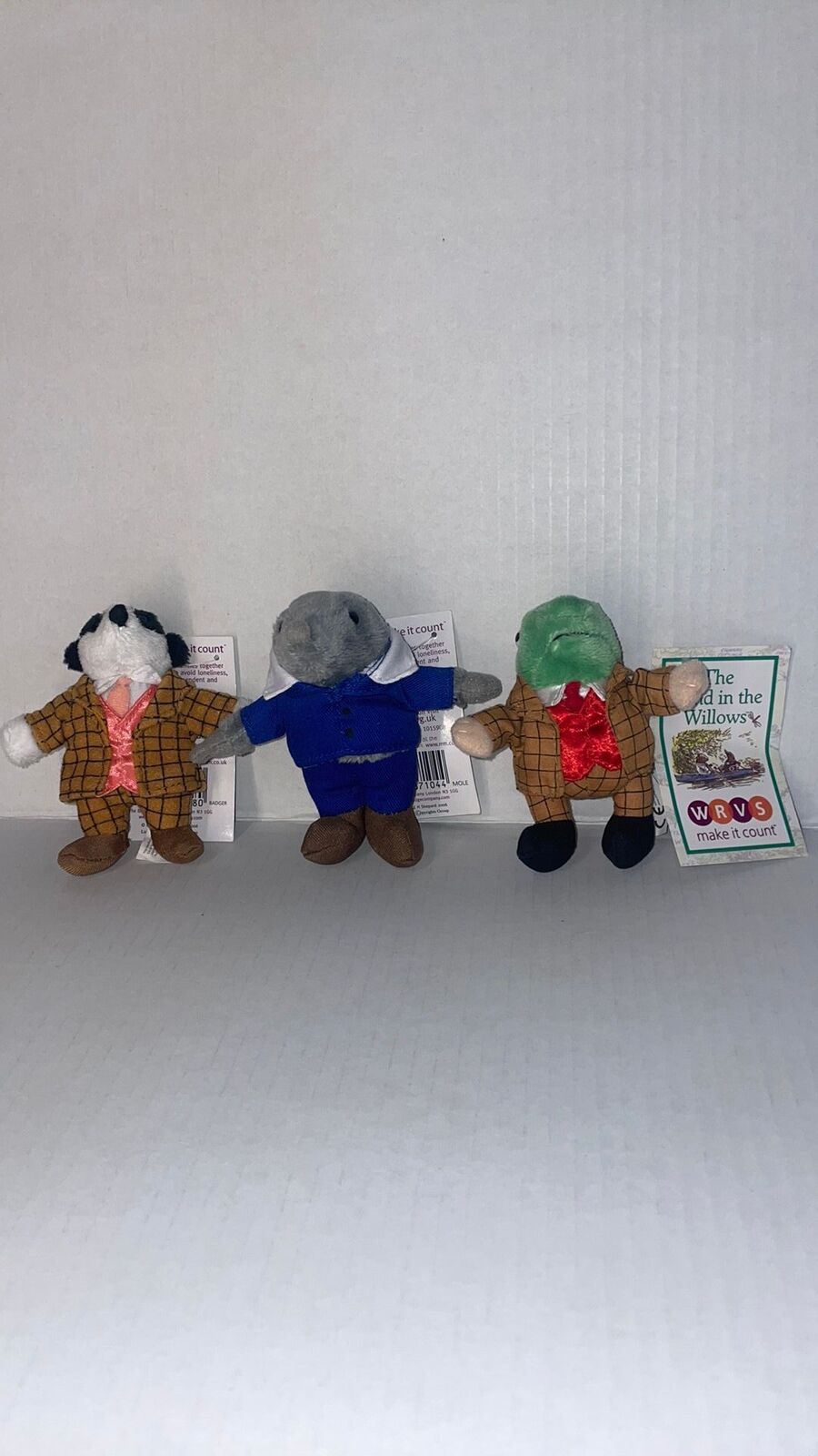 WRVS Mini Plush Figurine Set from The Wind in the Willows