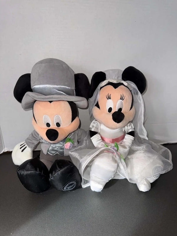 *Stamped* Mickey And Minnie Wedding Set Exclusive Disney Soft Toy