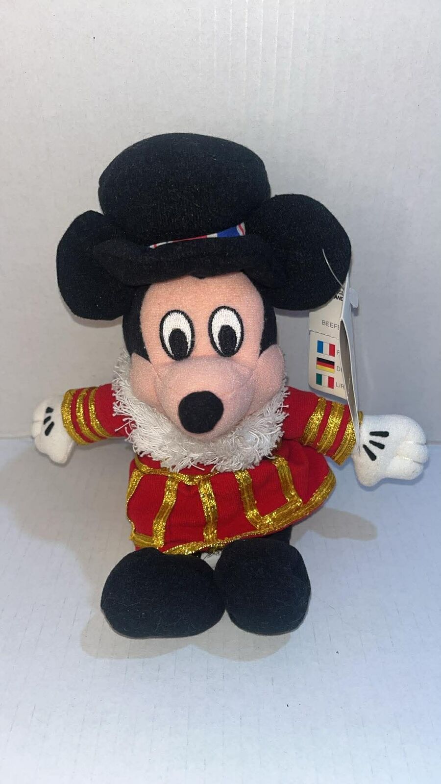 Beefeater Mickey Mouse Disney Store Plush