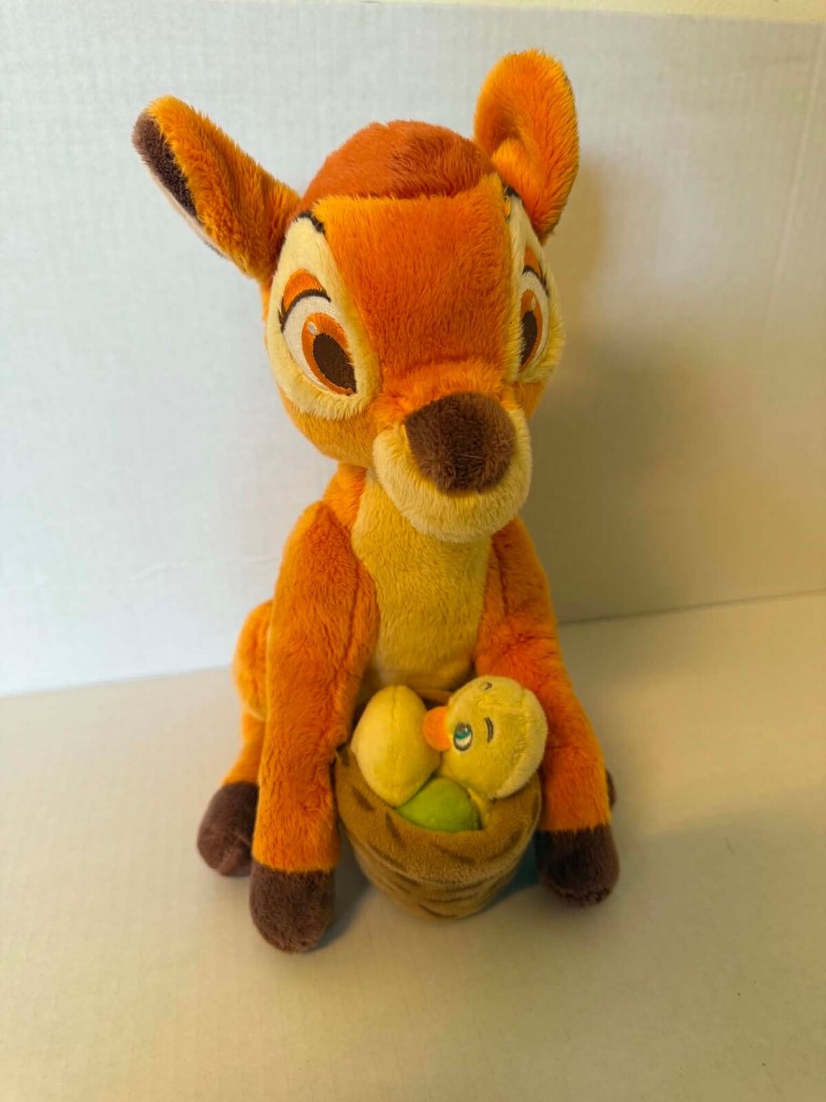 *Stamped* Bambi Easter Basket Chicks Disney Plush