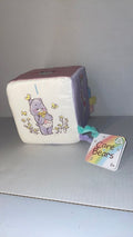 Care Bears Plush Cube Toy Purple Bear Small