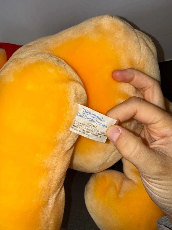 Large Vintage Winnie The Pooh Old Style Walt Disney Soft Toy