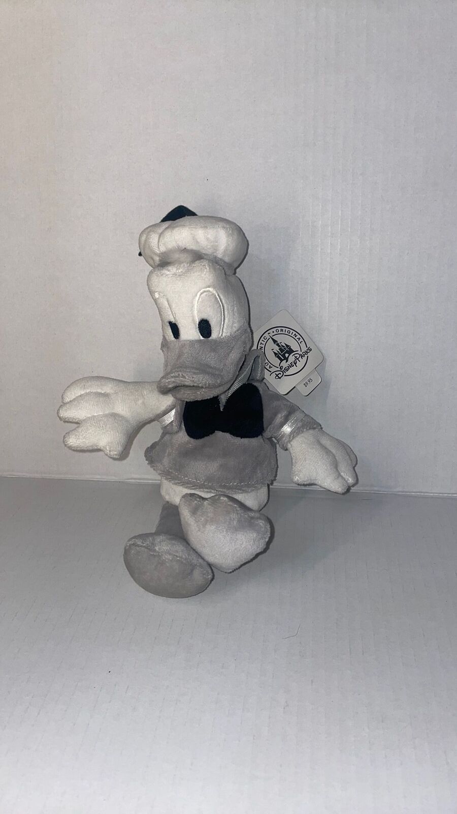 Disney Donald Duck Gray Plush Toy Steamboat