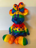 Rainbow Minnie Soft Toy