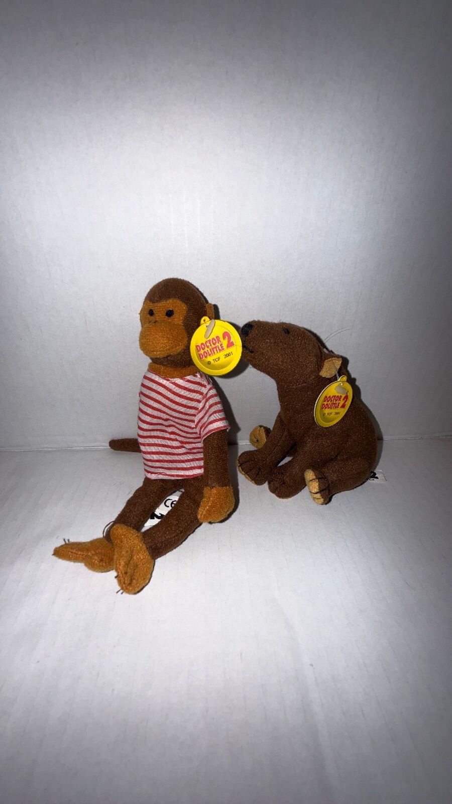Doctor DoLittle Characters x 2 Beanie Soft Toy
