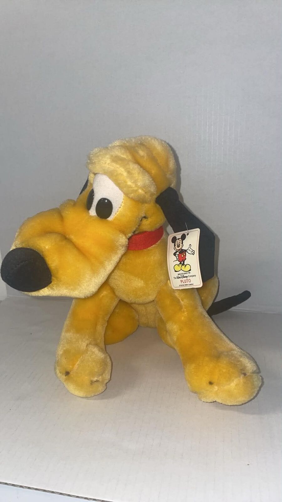 Pluto Vintage Mickey Mouse Disney Plush