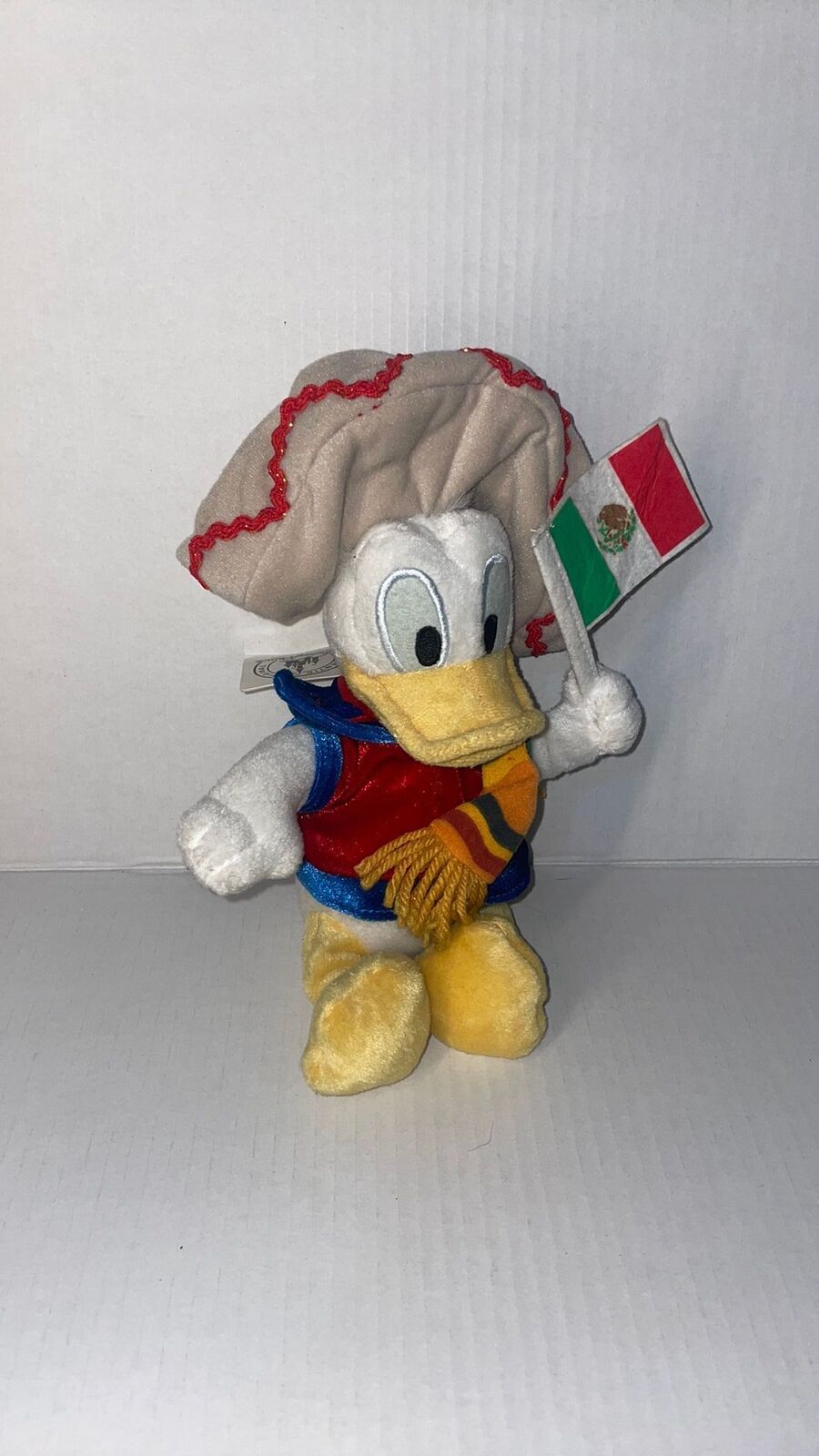 Disney Donald Duck Plush Toy with Mexican Flag and Costume