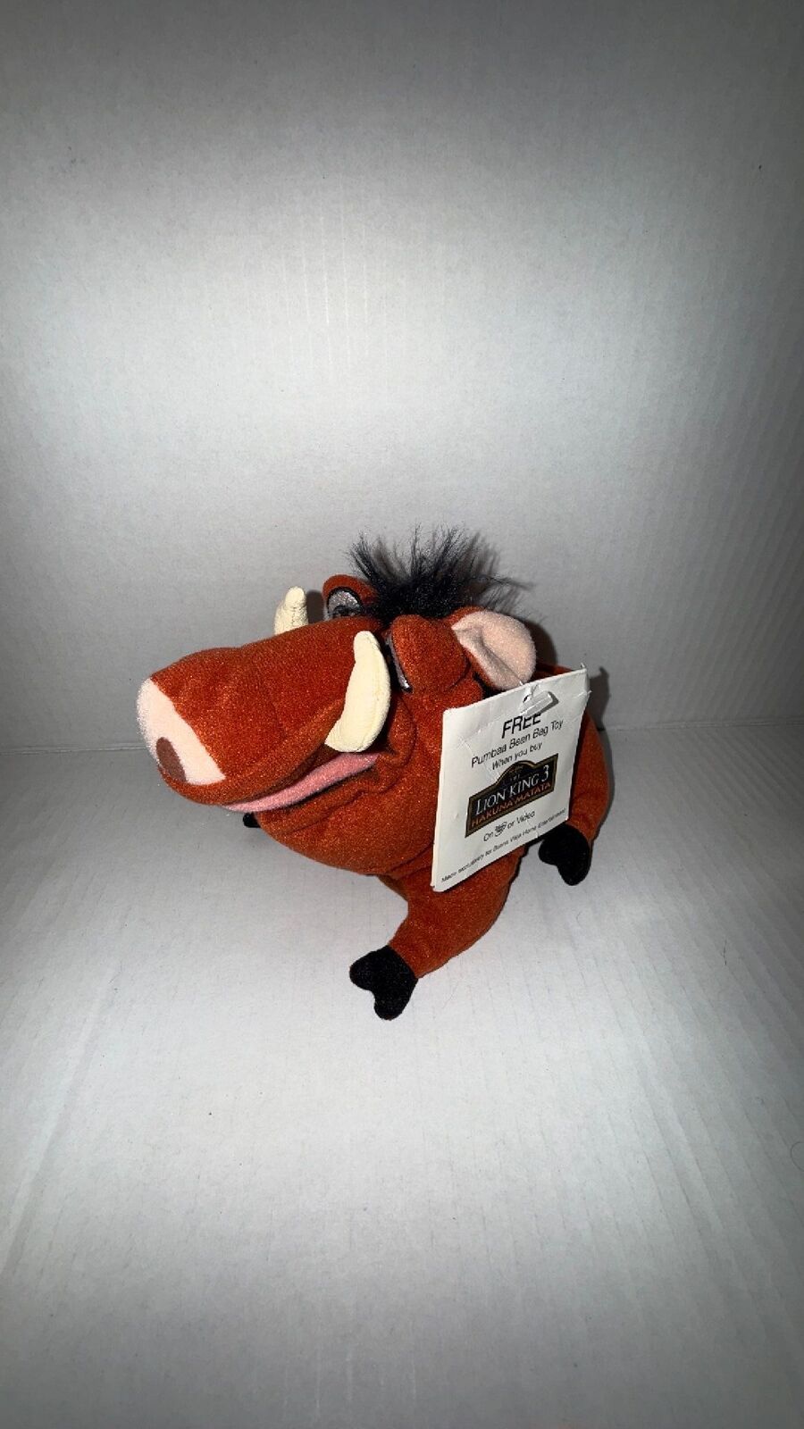 Pumba Lion King Beanie Plush