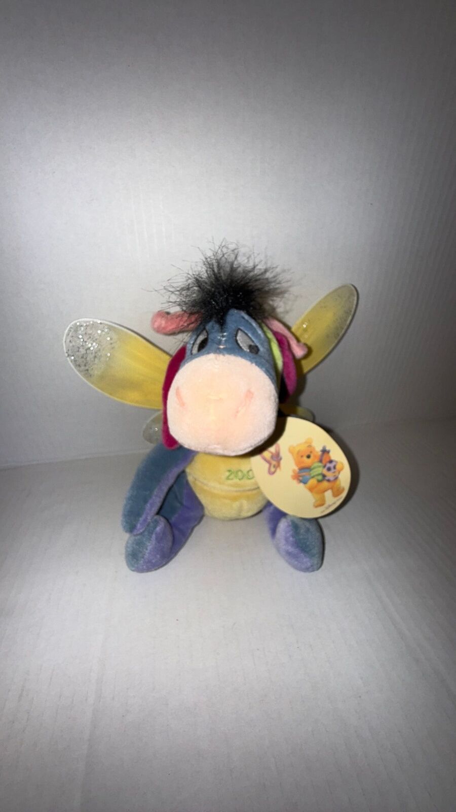 Eeyore Butterfly 2001 Beanie Soft Toy