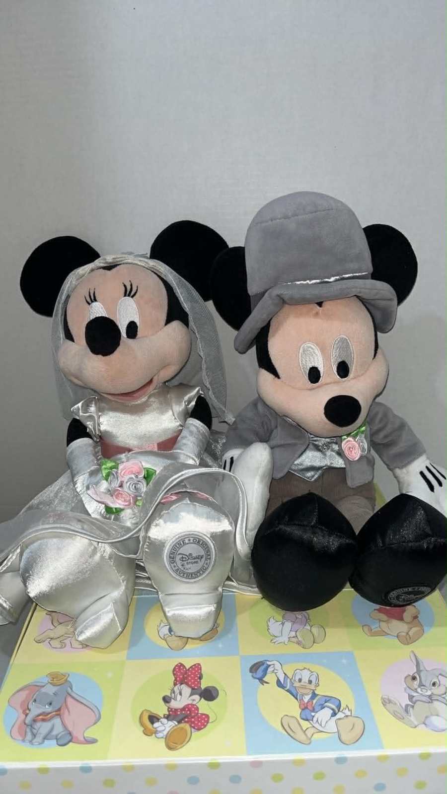 *Stamped* Mickey And Minnie Wedding Disney Soft Toy