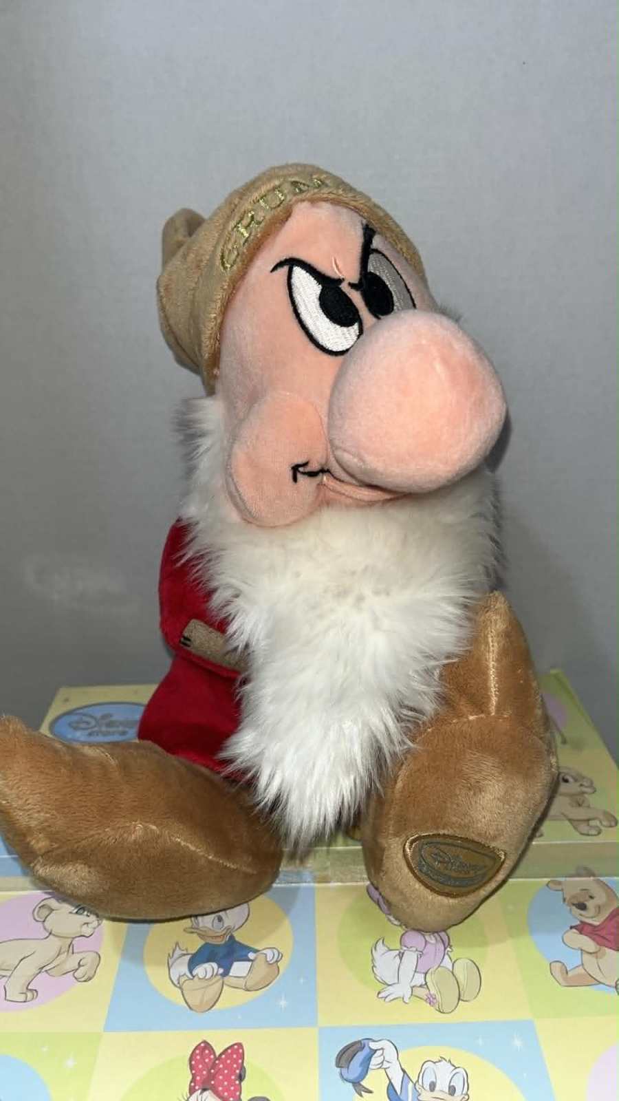 *Stamped* Grumpy Animal Snow White Exclusive Disney Soft Toy