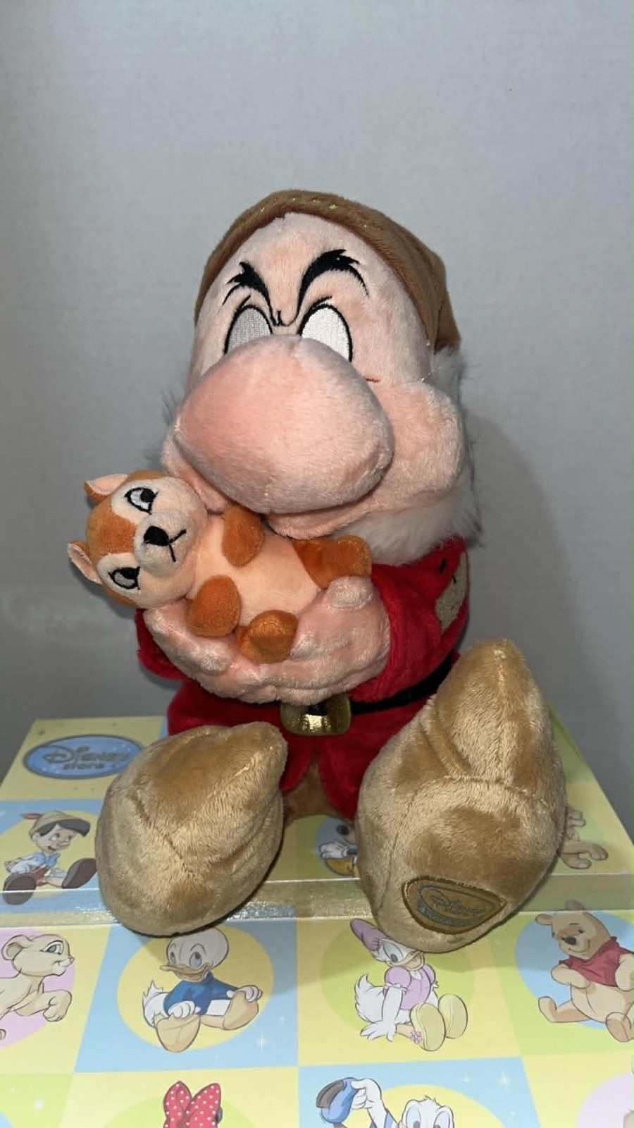*Stamped* Grumpy Animal Snow White Exclusive Disney Soft Toy