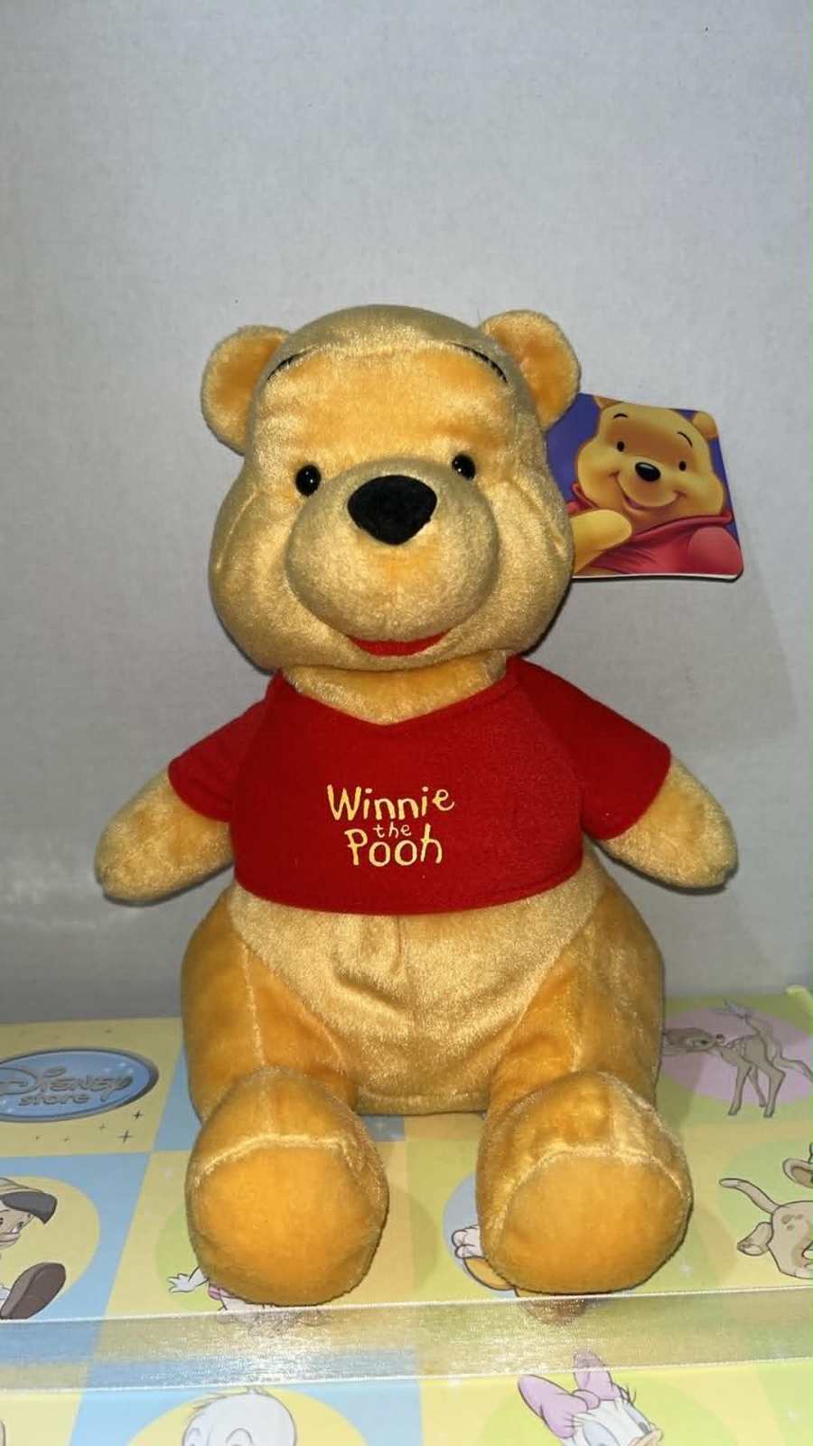 Disney Winnie the Pooh Plush Toy with Red Shirt