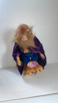 Disney Princess Beast Plush with Purple Cape