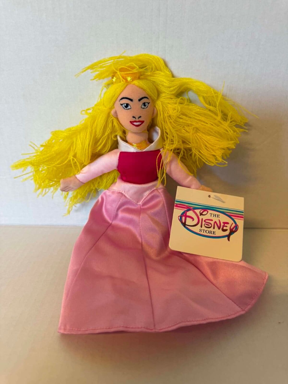 Princess Aurora Sleeping Beauty Disney Store Beanie Soft Toy
