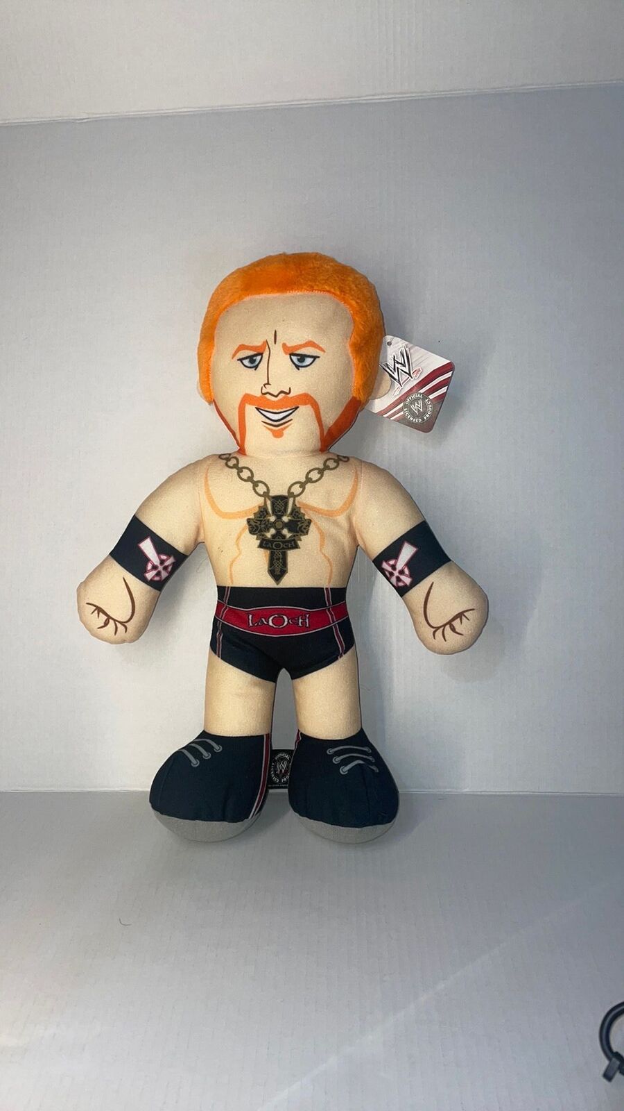 WWE Plush Wrestling Figure with Orange Hair